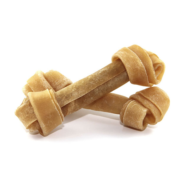  rawhide natural knot bones