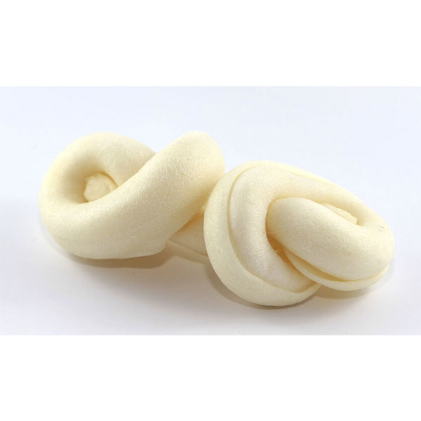 whiteround  puffy knot bones  